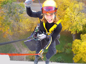 rope access plus abseil groepsuitje